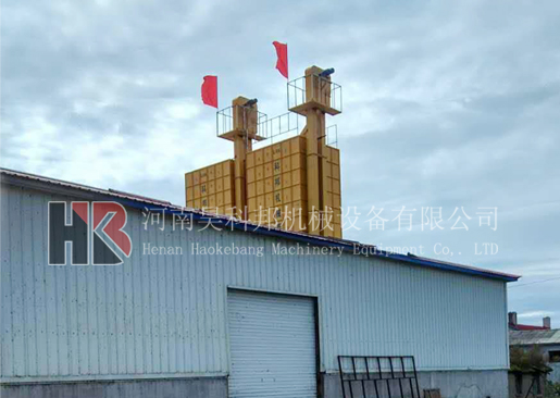 黑龍江佳木斯一拖二糧食烘干機(jī)