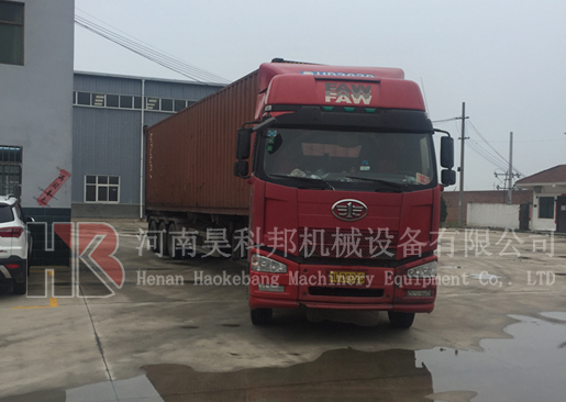 發(fā)往塞內(nèi)加爾35噸一拖二糧食烘干機(jī)