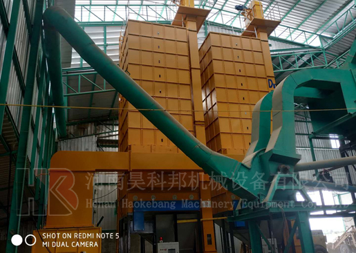 泰國50噸一拖二水稻烘干機